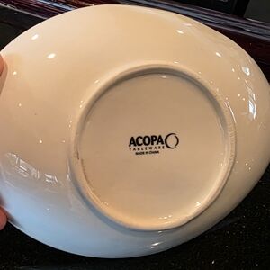 Acopa White Bowls 6 Bowls For $12